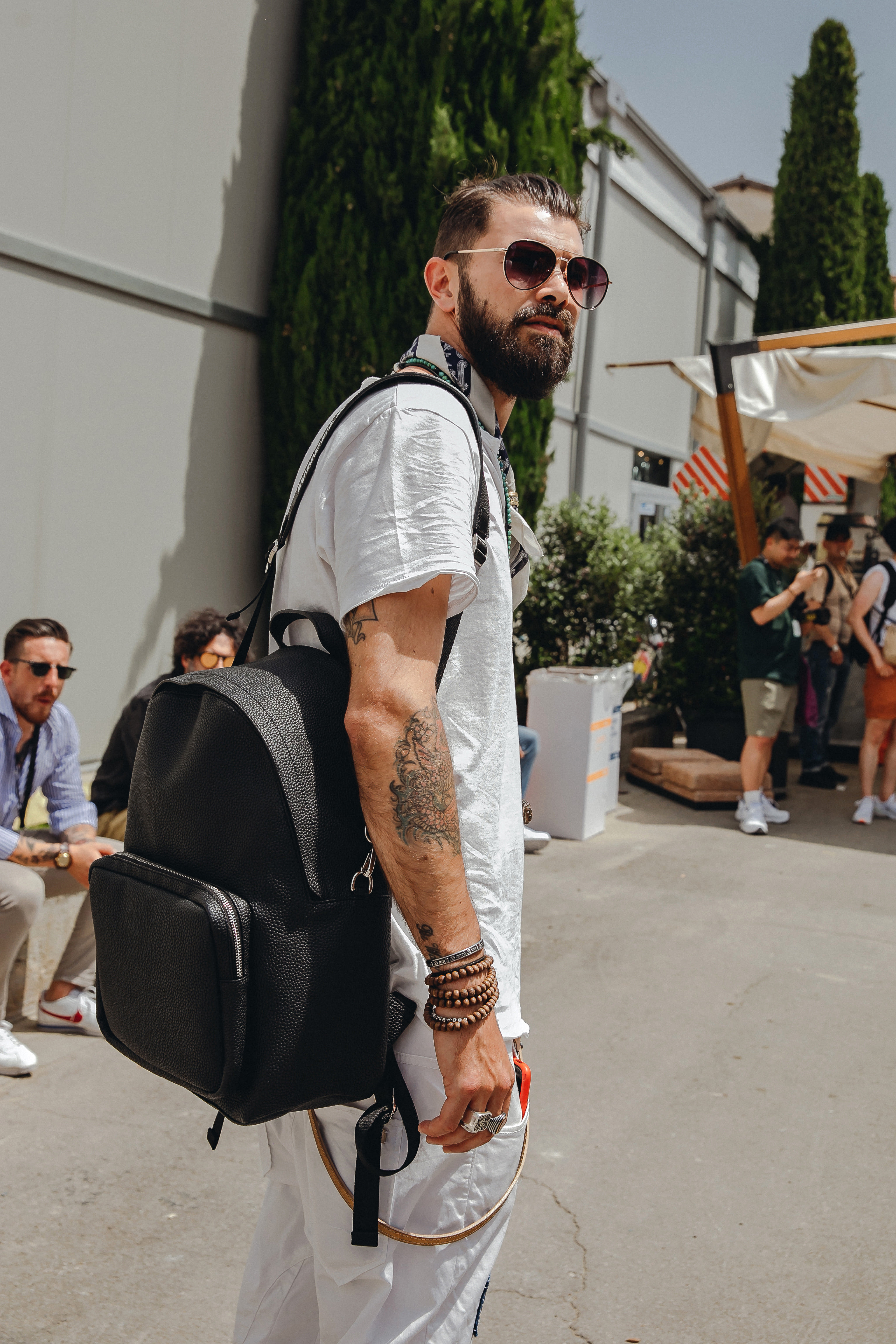 2019 Milano Pitti Uomo_WHEELS&amp;CONTAINER BACKPACK BLACK